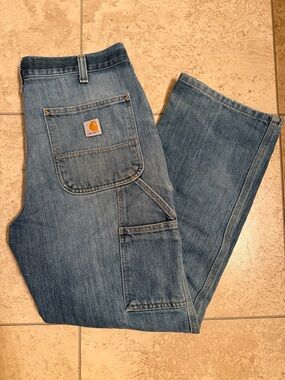 Carhartt Men's relaxed fit carpenter jeans size 34x30